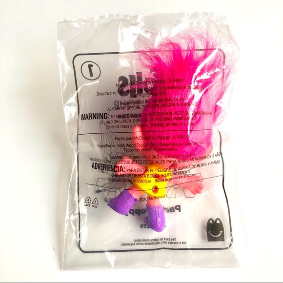 3/$15 NEW TROLLS Toy Juguete Party Poppy #1 Toy ~5” - Picture 2 of 10